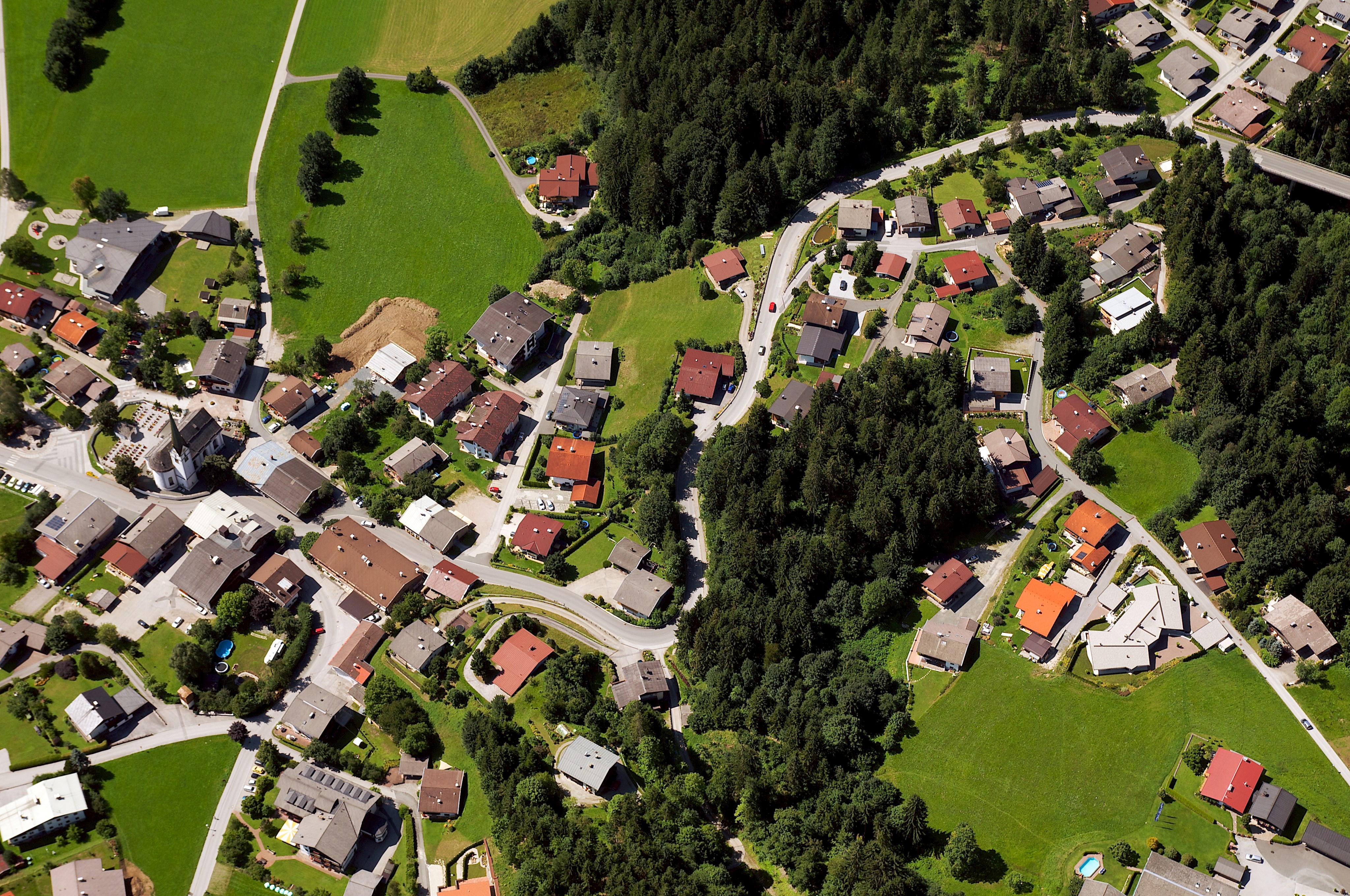 Luftaufnahme von Musterhofen